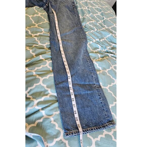 Aritzia Denim Forum Iggy Jeans Size 26 The 90s Lo Rise Baggy 100% Cotton - Picture 9 of 10